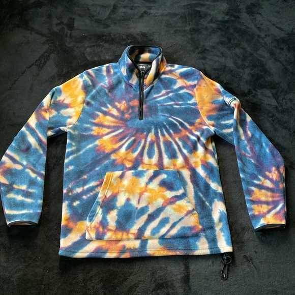 Stussy Other - Stussy Tie Dye Polar Fleece Mock